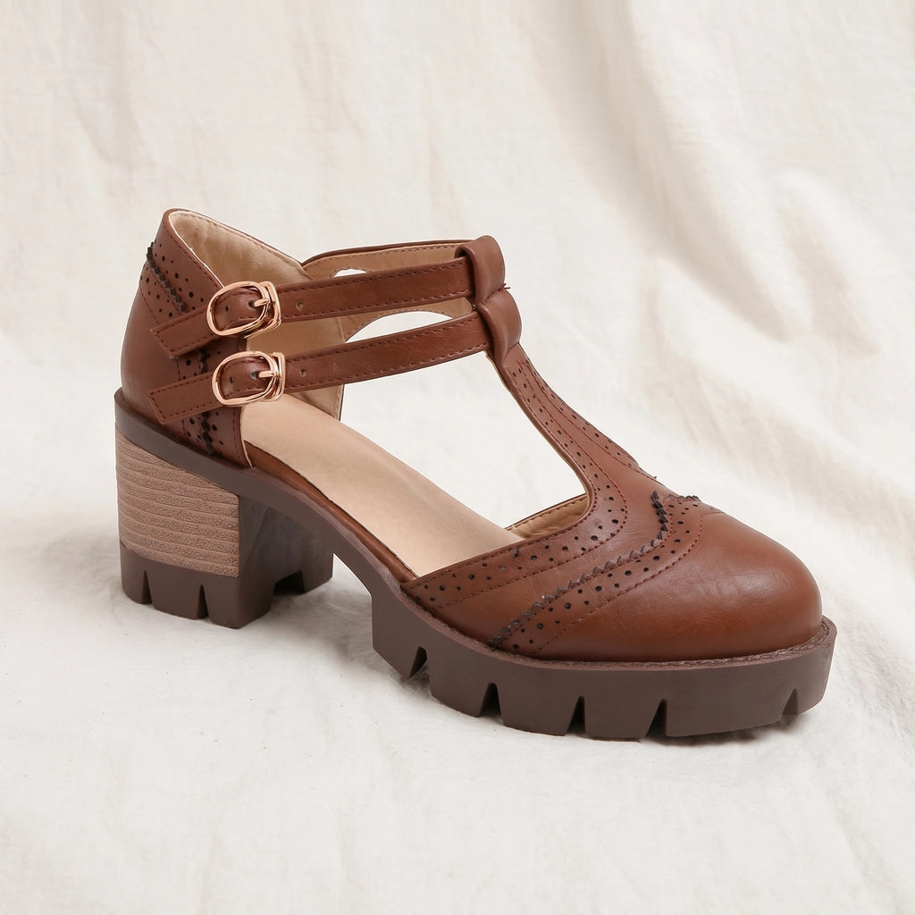 Bellamy T-Strap Block Heels