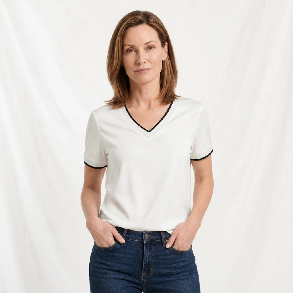 Sara Relaxed Short Sleeve Top