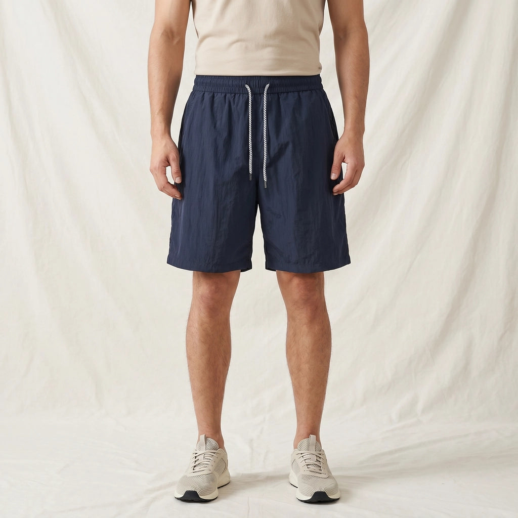 Navy Crawford Breathable Training Shorts 3