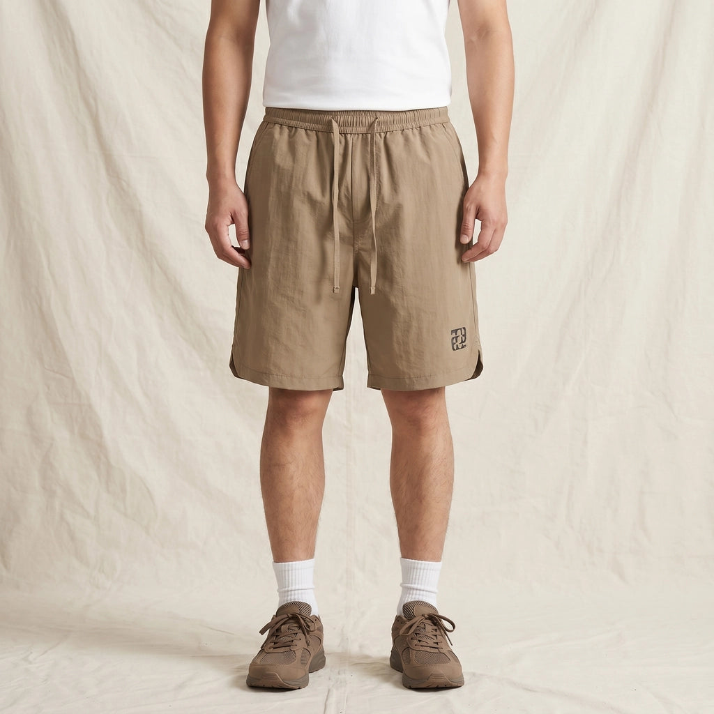Khaki Browning Quick-Dry Mesh Shorts 3
