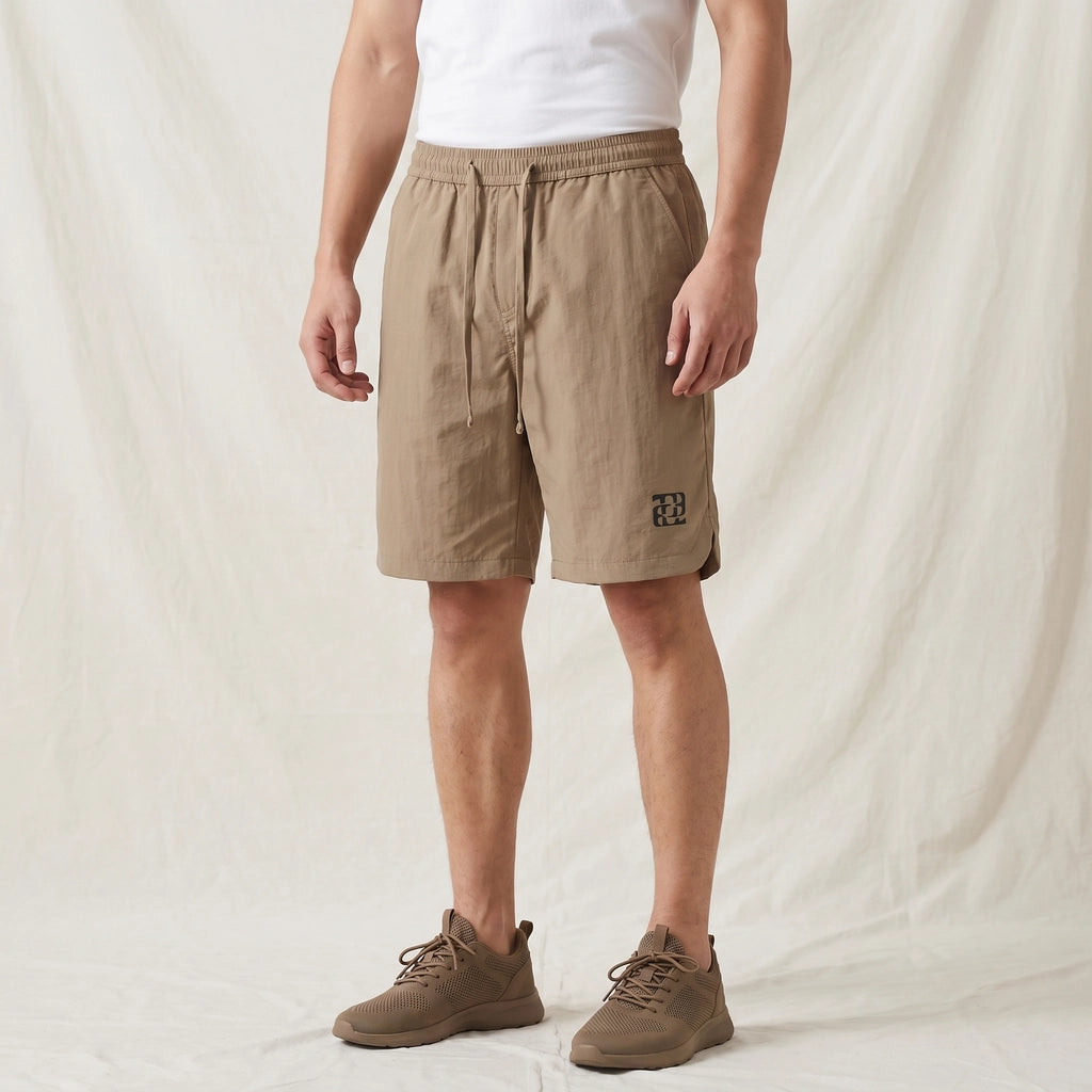 Khaki Browning Quick-Dry Mesh Shorts 3
