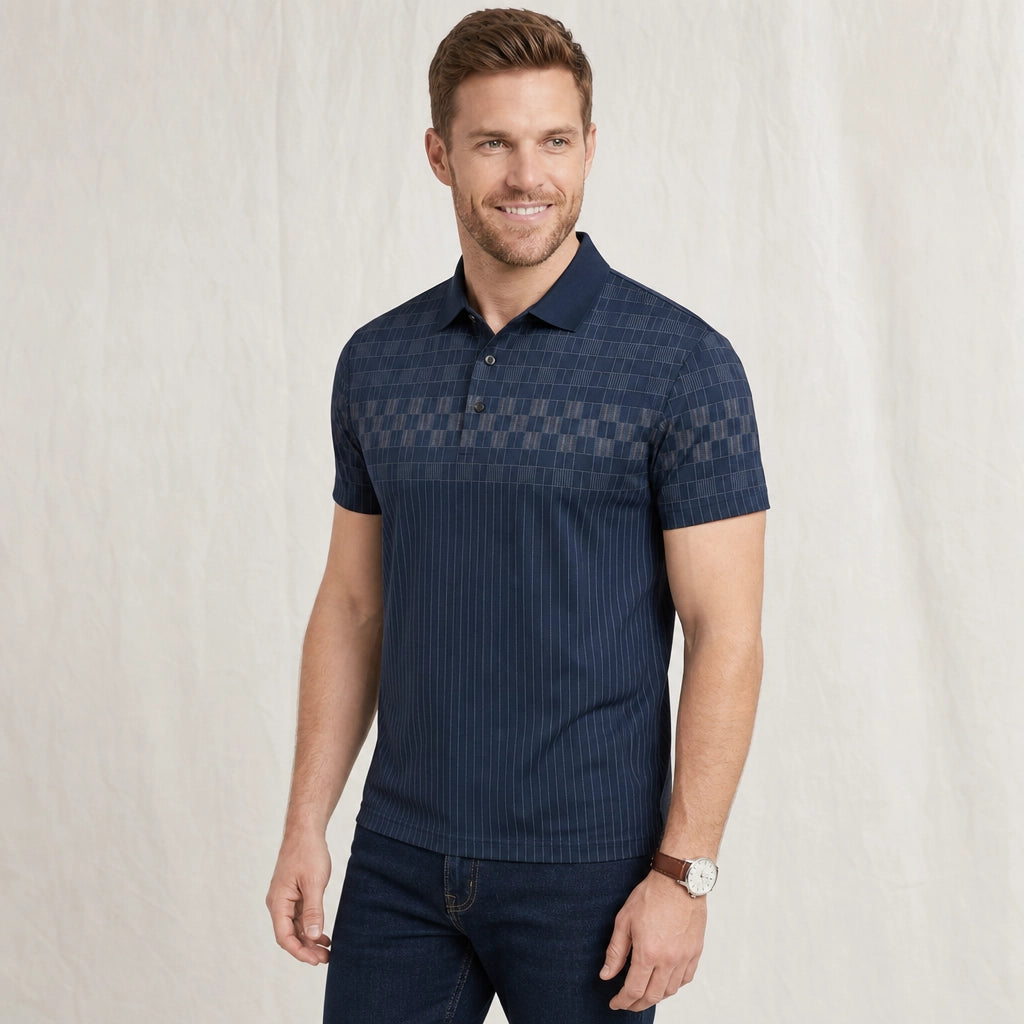 Cranston Seamless Knit Polo 1