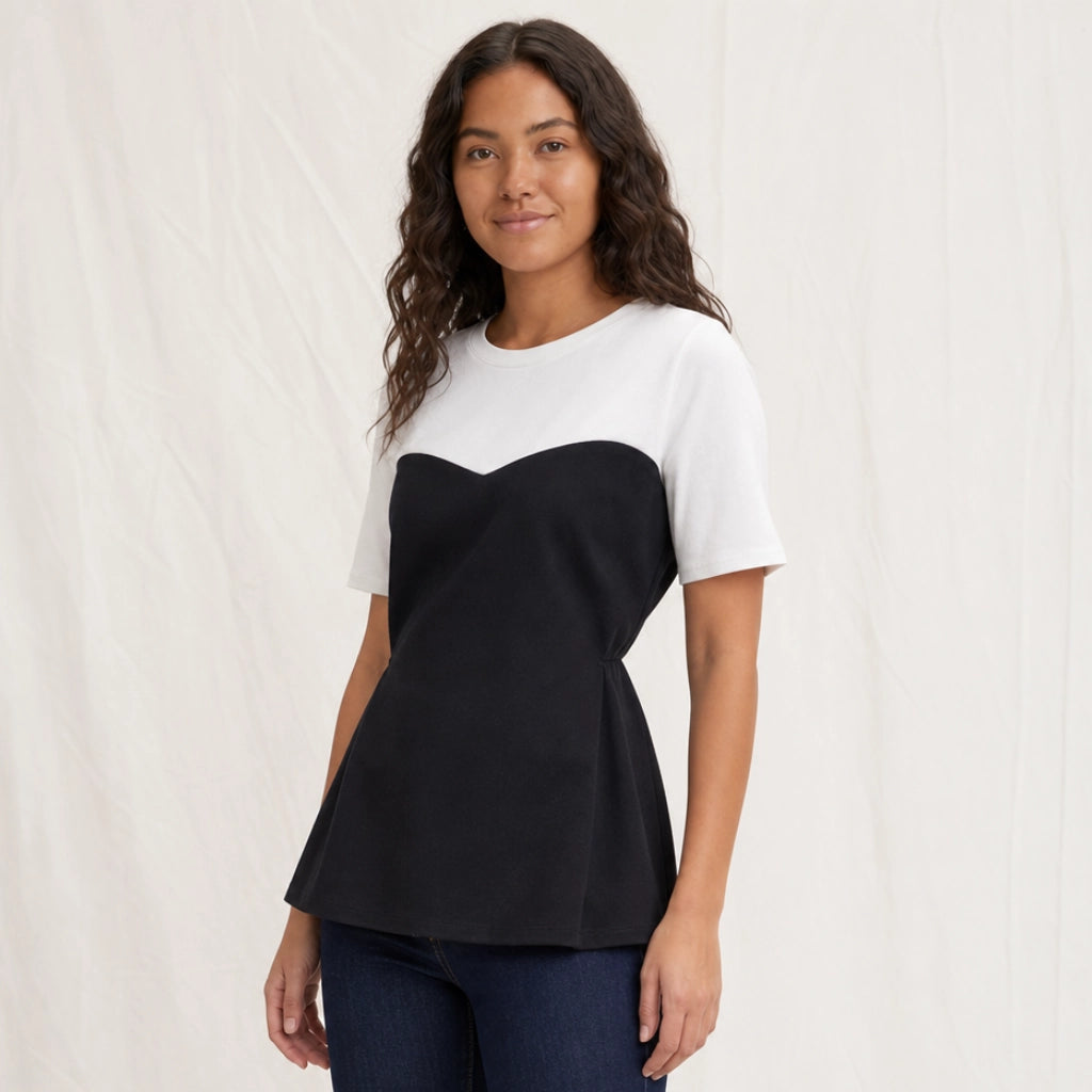 Levi Layered Short-Sleeve Top