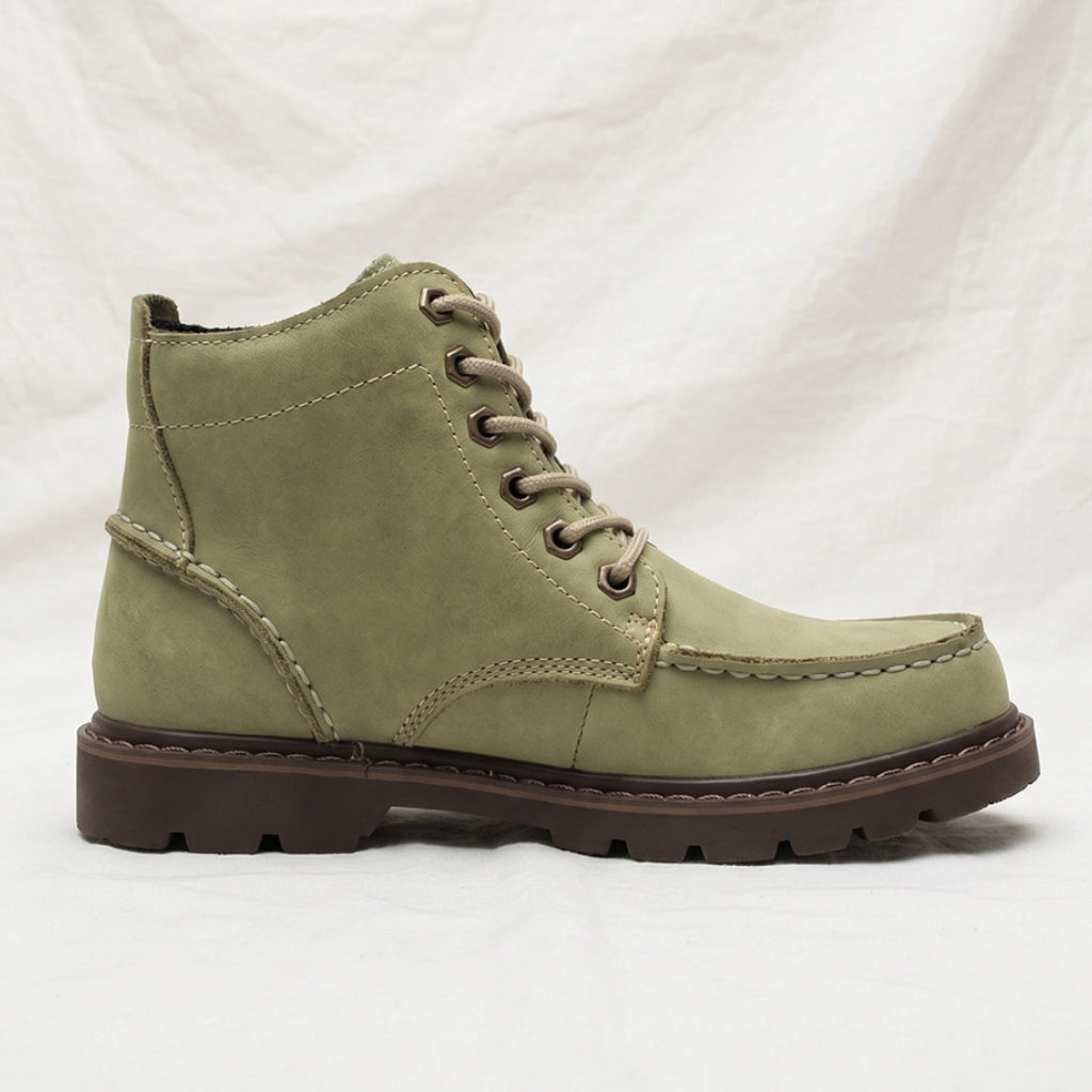 Wolcott Leather Lace-Up Boots
