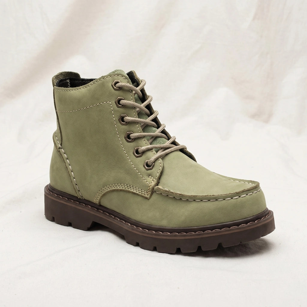 Jane Leather Lace-Up Boots 1
