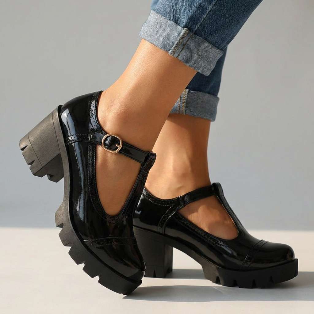 Daisy | Womens Mary Jane Block Heels