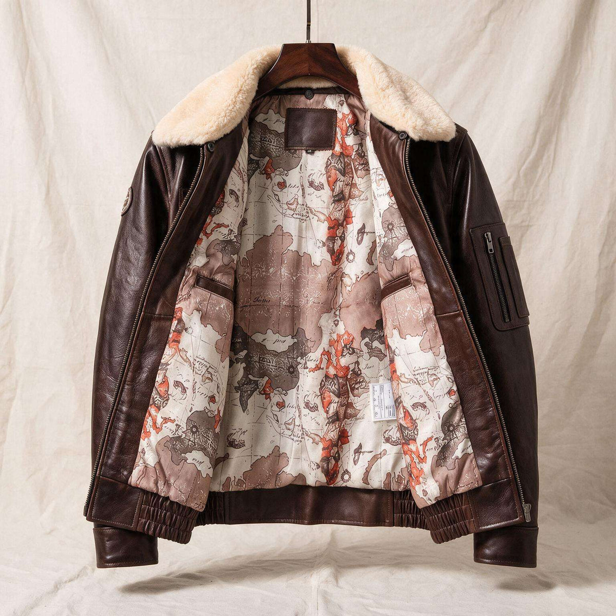 Halet | Men's Leather Flight Jacket