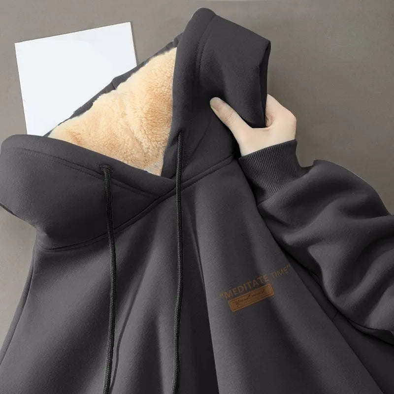 Adair | Women's Fleece Lined Hoodie - Color:Grey;Size:S