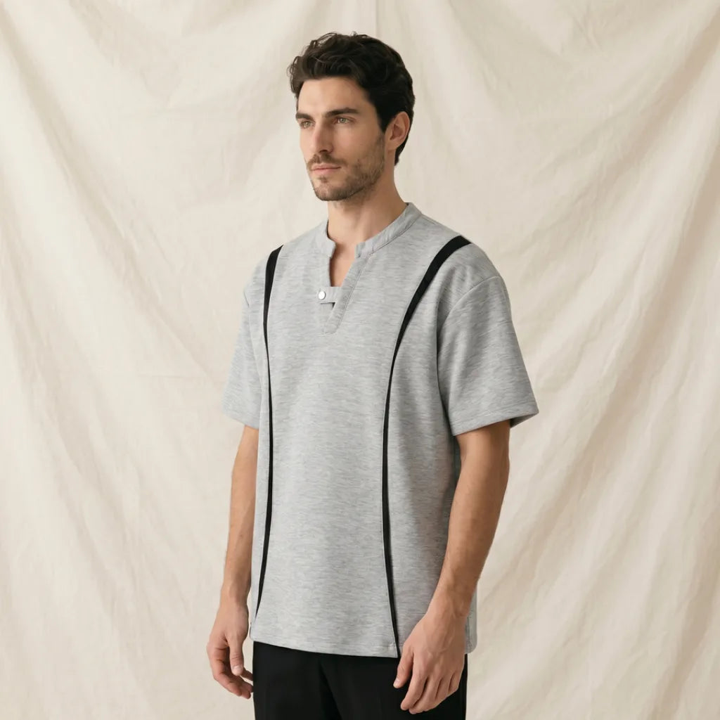 Men's Bridget Colorblock V-Neck T-Shirt