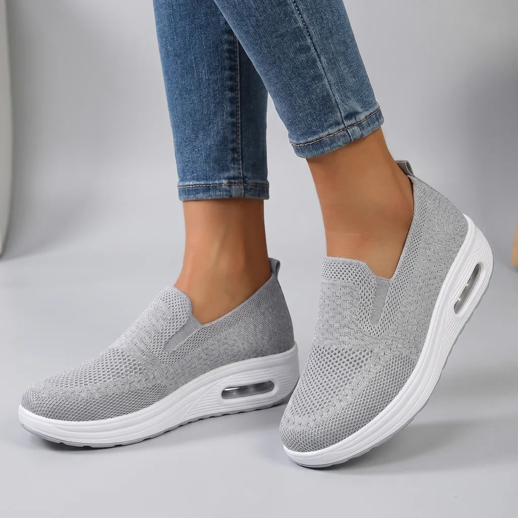 Adriana Platform Loafers - Color:Gray;Size:36