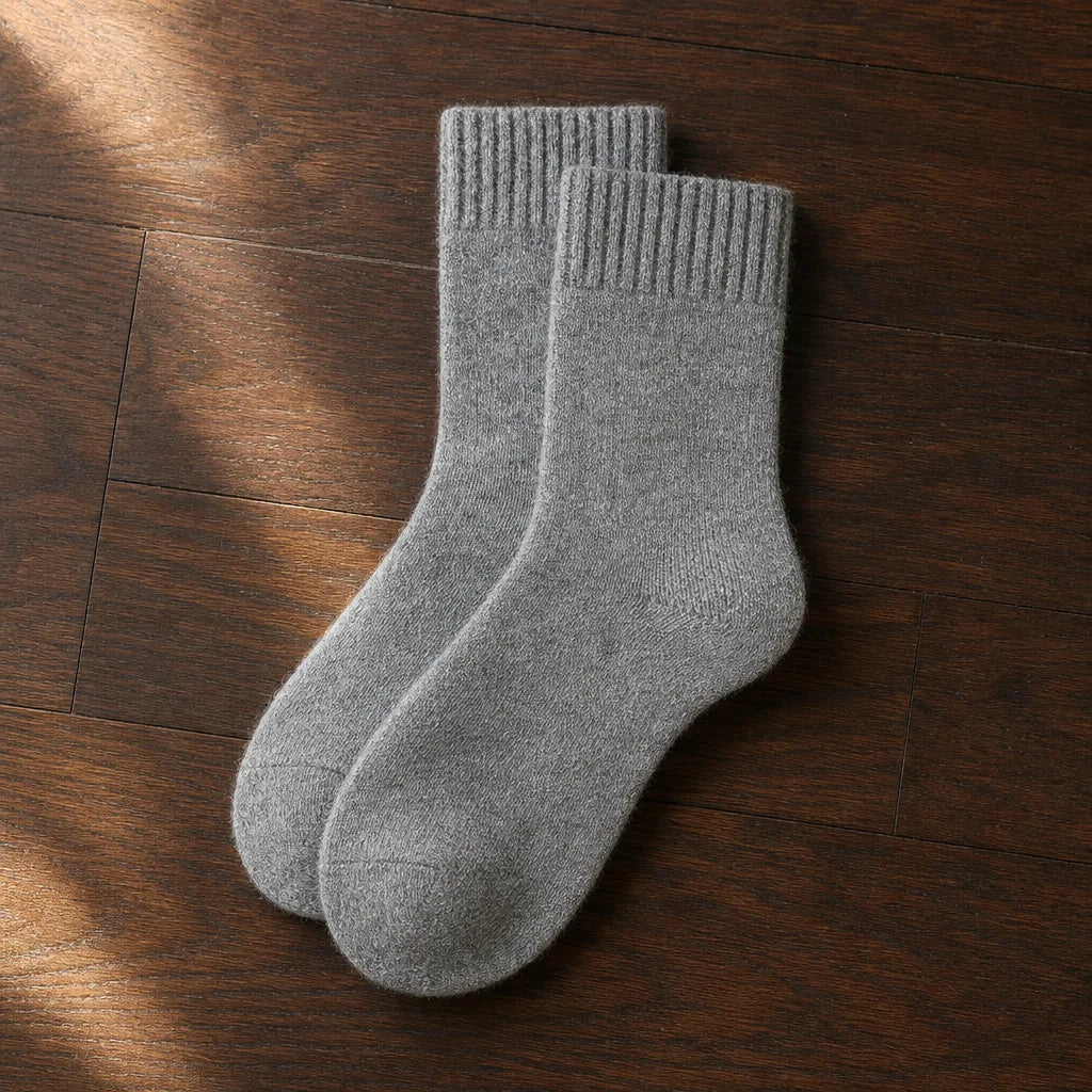 Alder | Merino wool Socks  - Color:Gray;Size:One Size