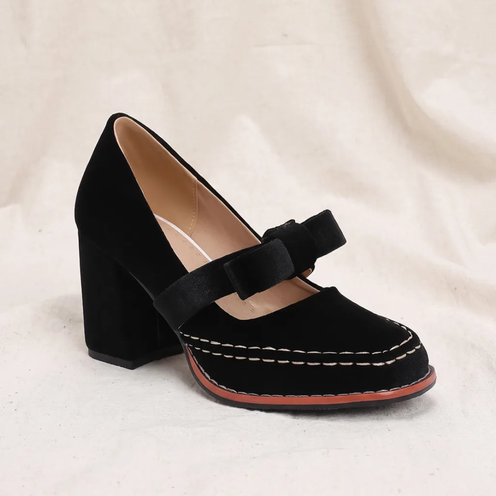 Women's Emilia Bow Heeled Pumps
