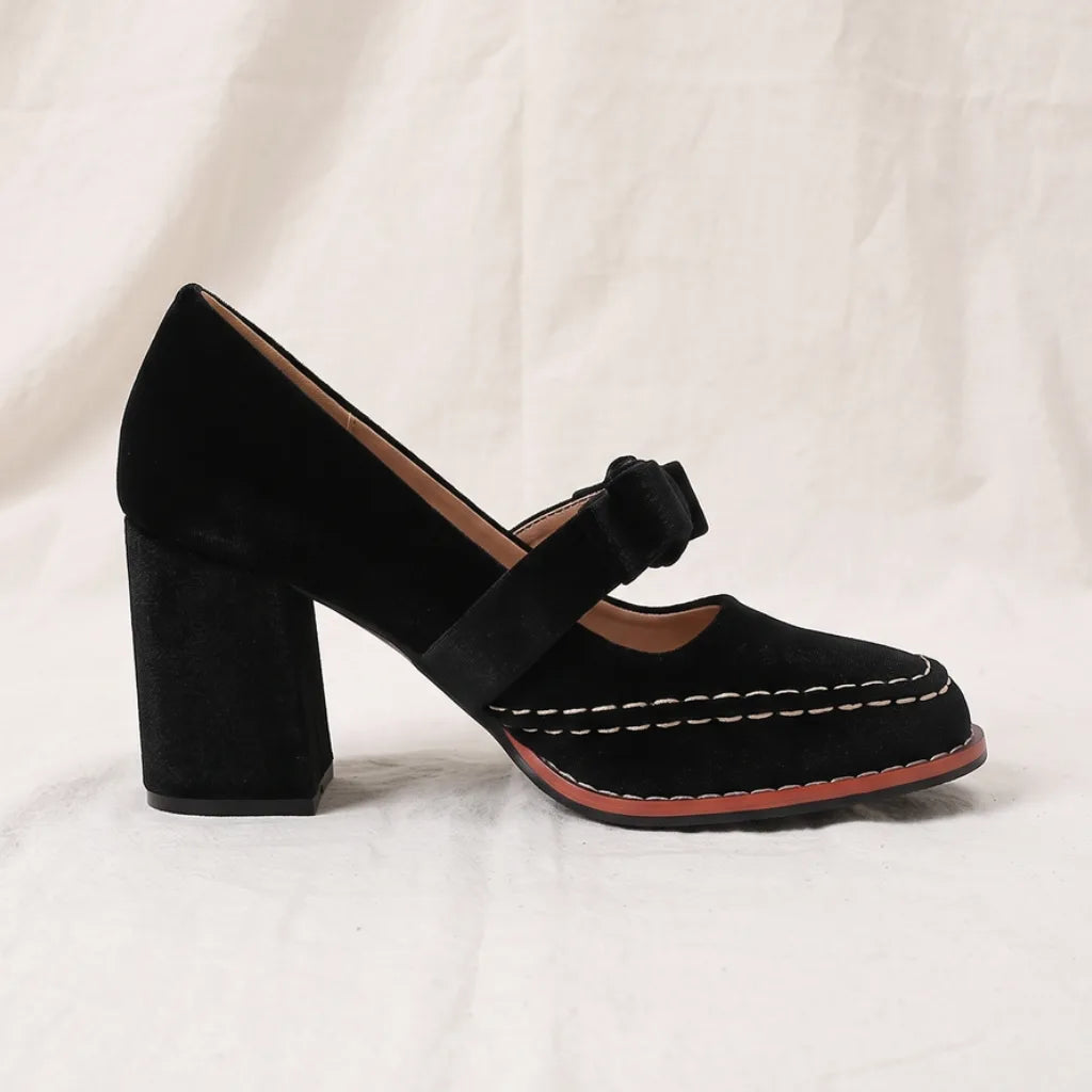 Women's Emilia Bow Heeled Pumps