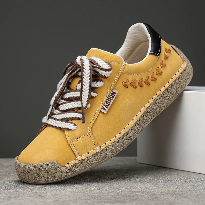 Amelia | Women's Orthopaedic Trainers - Yellow