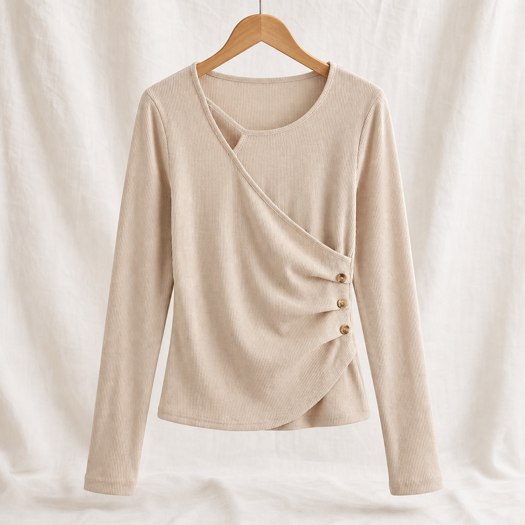 Aria Quinn | Womens Slim Long Sleeve Top