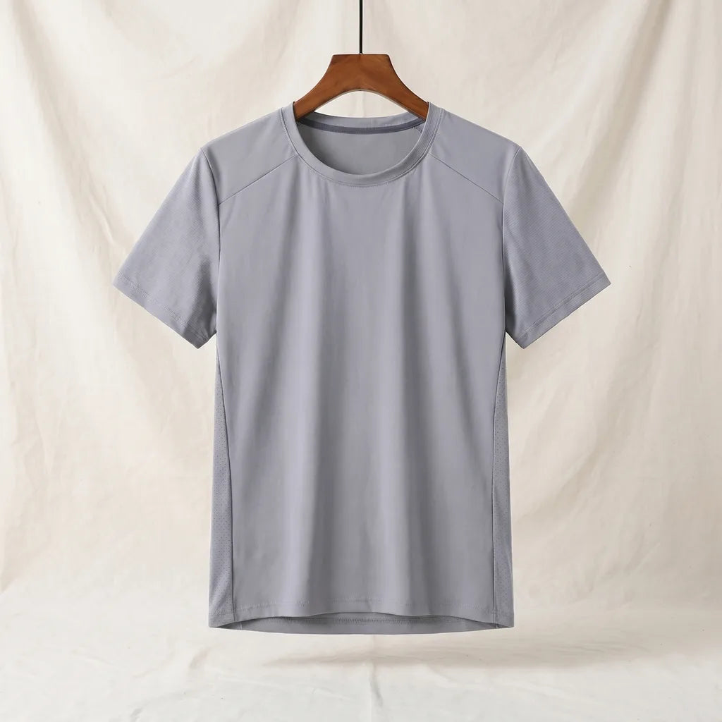 Arlo Mesh T-Shirt - Color:Light Gray;Size:S