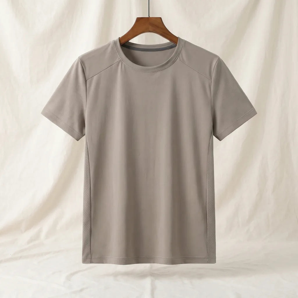 Arlo Mesh T-Shirt - Color:Mocha;Size:S