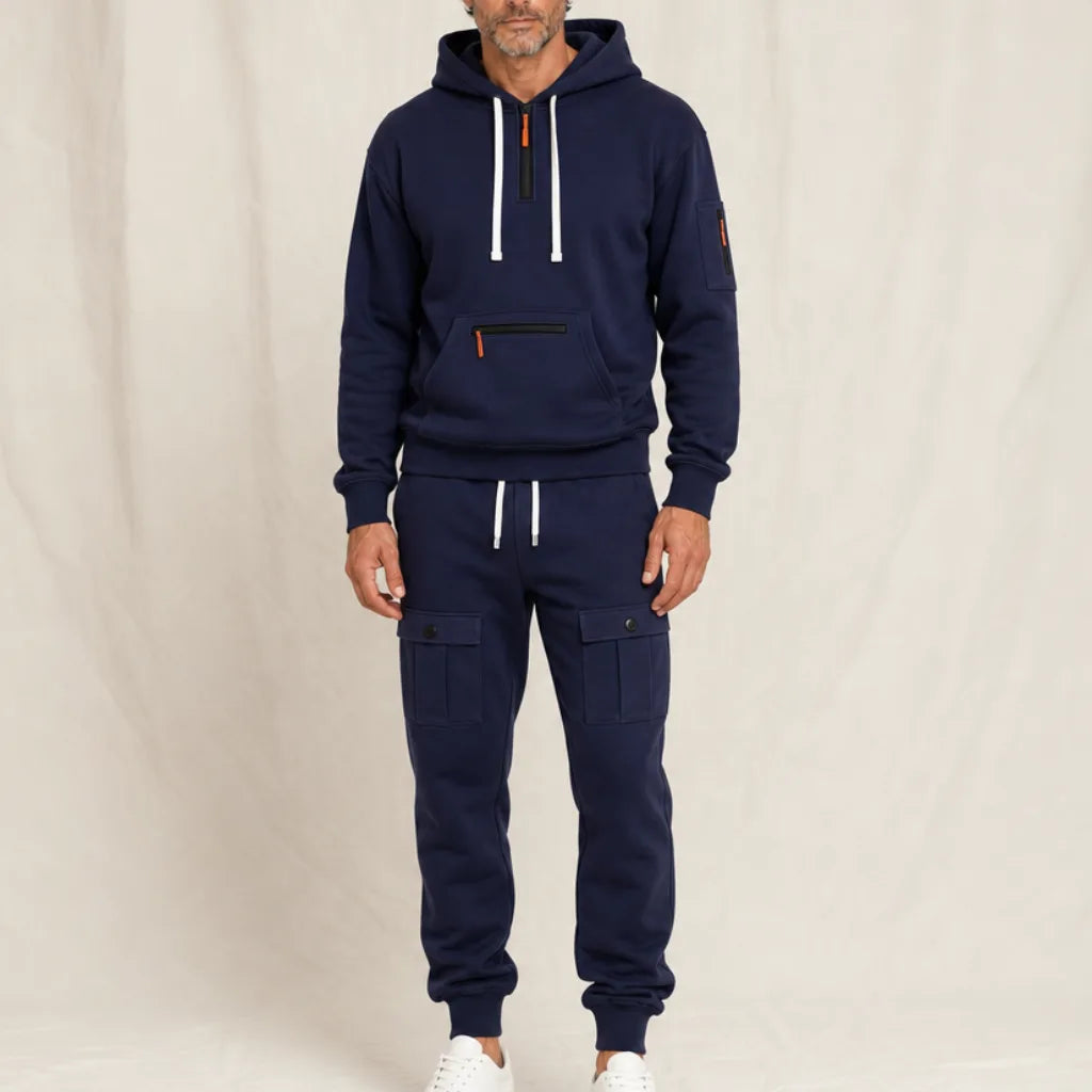 Arthur Cargo Tracksuit - Color:Blue;Size:XS