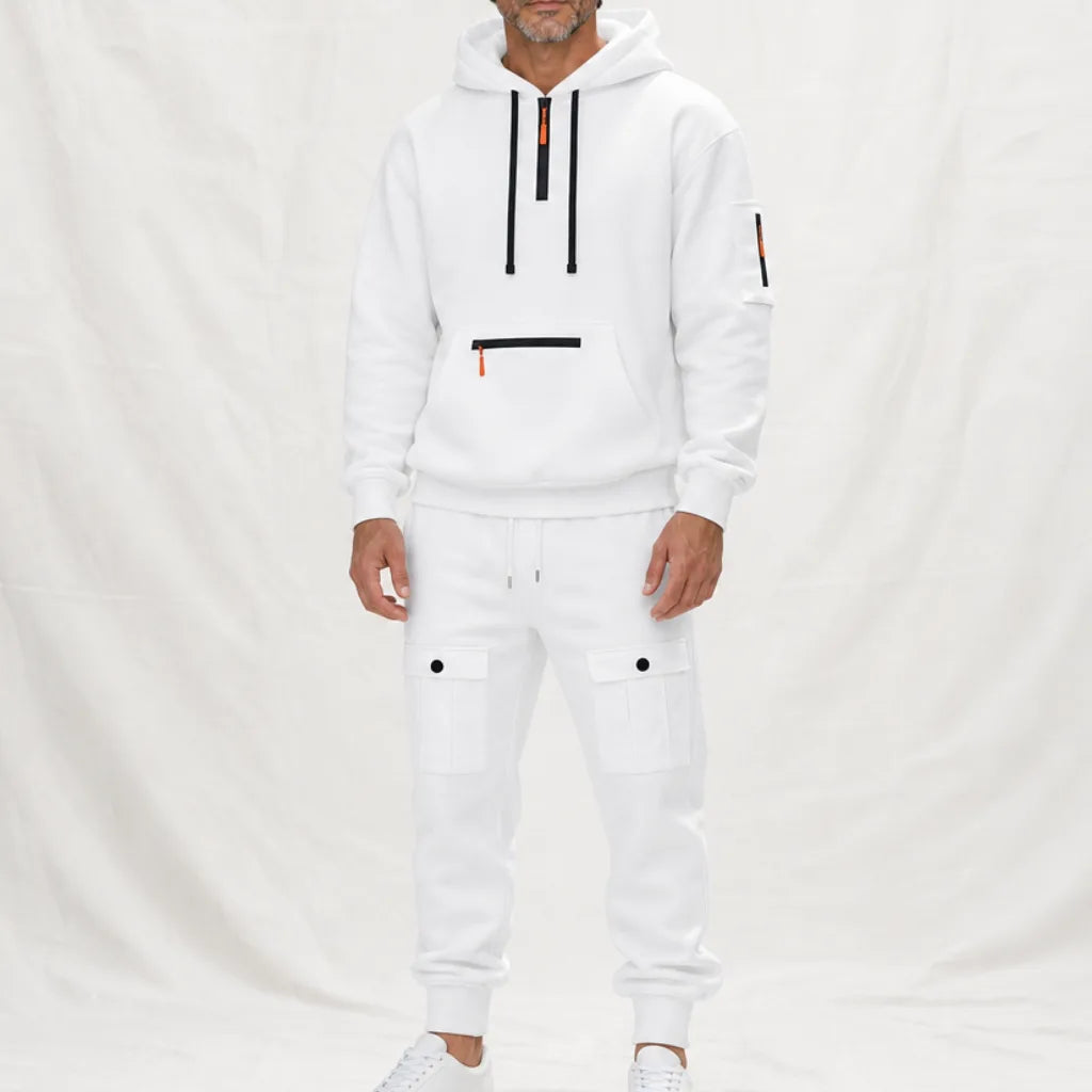 Arthur Cargo Tracksuit - Color:White;Size:XS