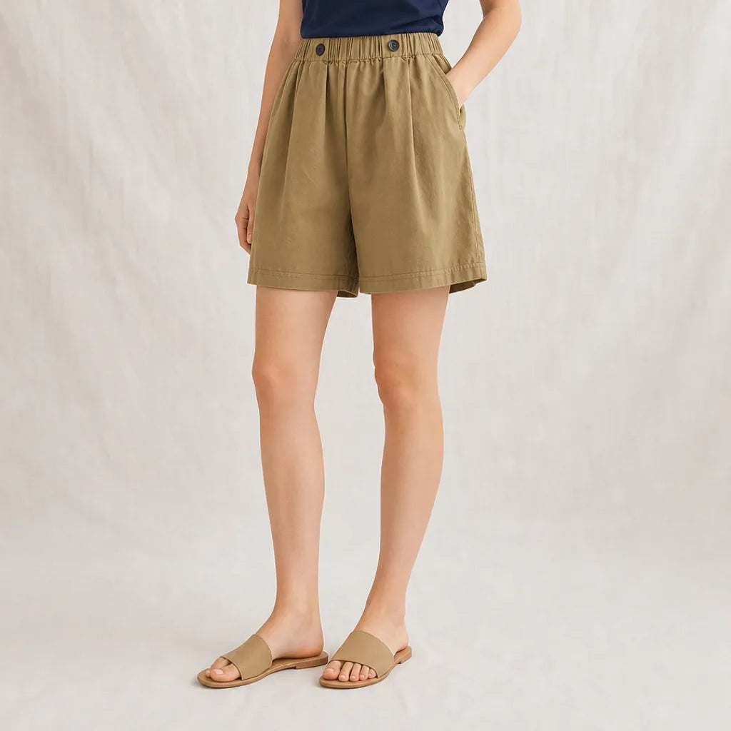 Women's Ashby Cotton Cargo Shorts