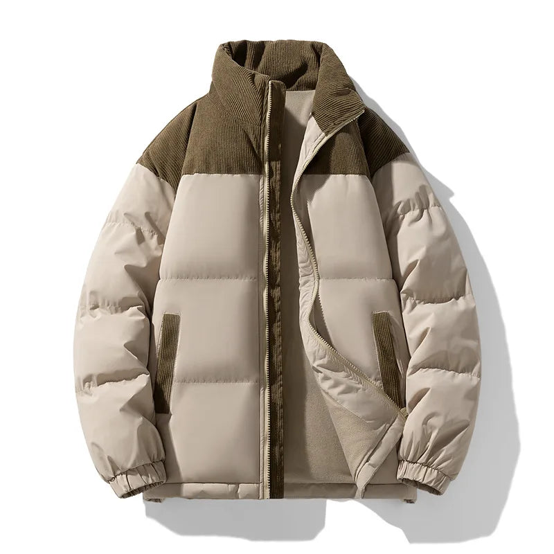 Aspen | Men's Winter Puffer Jacket  - Brown