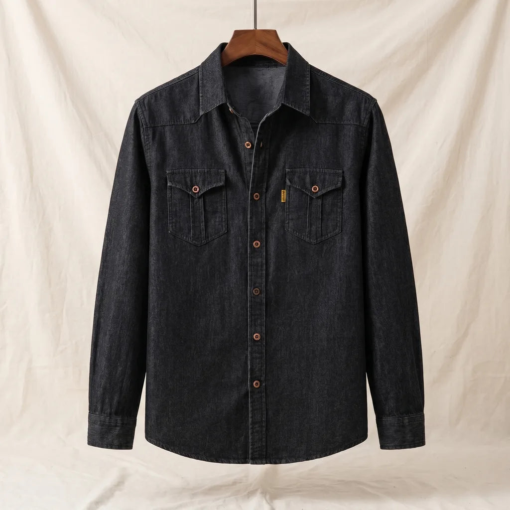 Barrett Cotton Denim Jackets - Color:Black;Size:XS