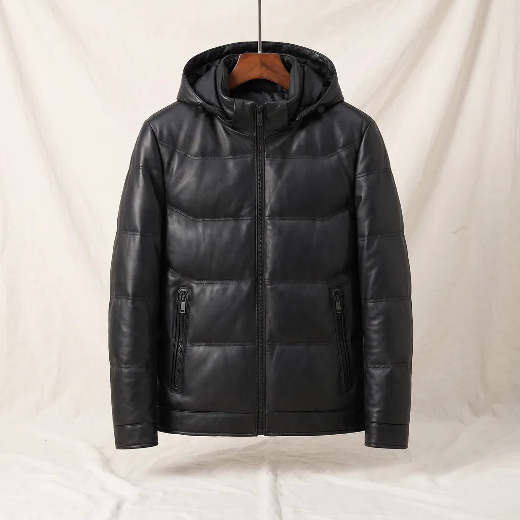 Men's Black Bartlett Sheepskin Down Jacket