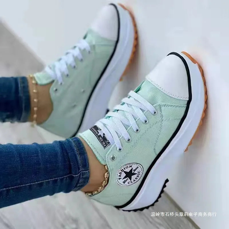 Beatrice Orthopaedic Sneakers - Color:Green;Size:35
