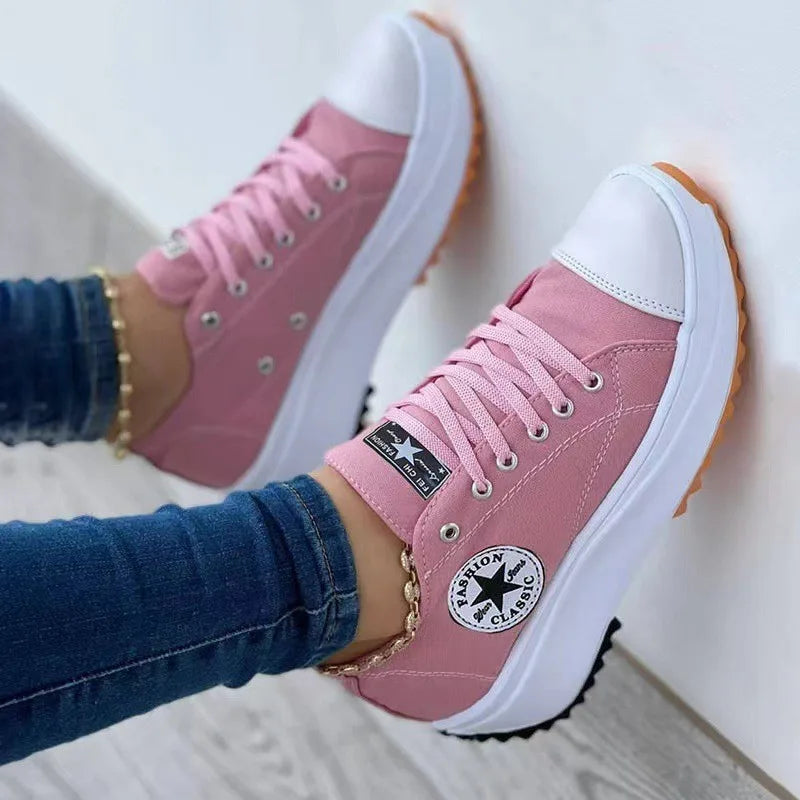 Beatrice Orthopaedic Sneakers - Color:Pink;Size:35