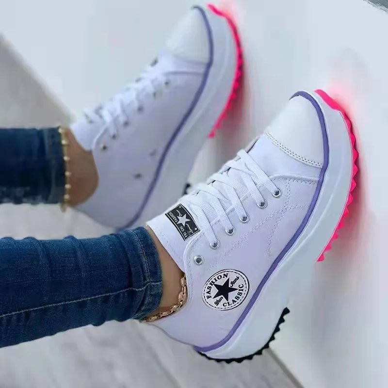 Beatrice Orthopaedic Sneakers - Color:White;Size:35