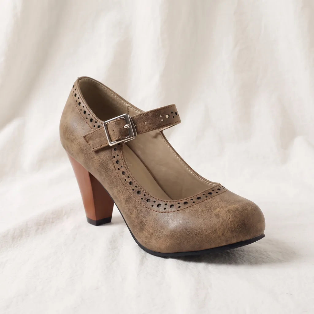 Women's Austin Block Heel Mary Janes