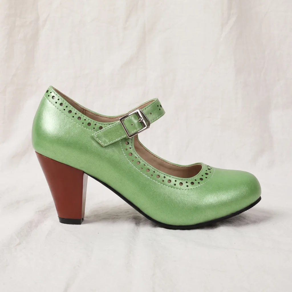 Women's Austin Block Heel Mary Janes