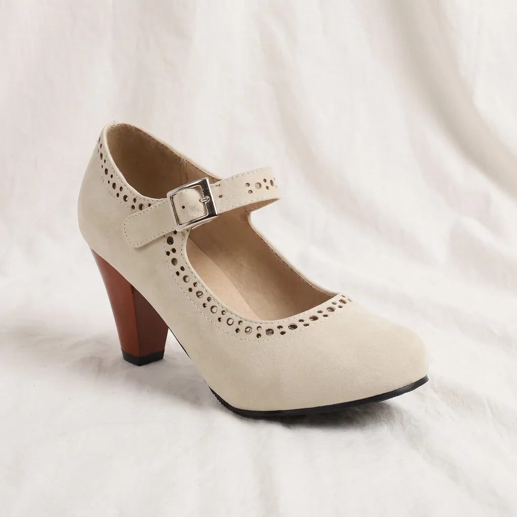 Women's Austin Block Heel Mary Janes
