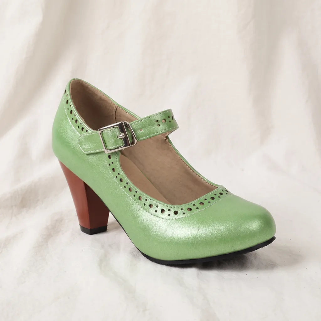Women's Austin Block Heel Mary Janes