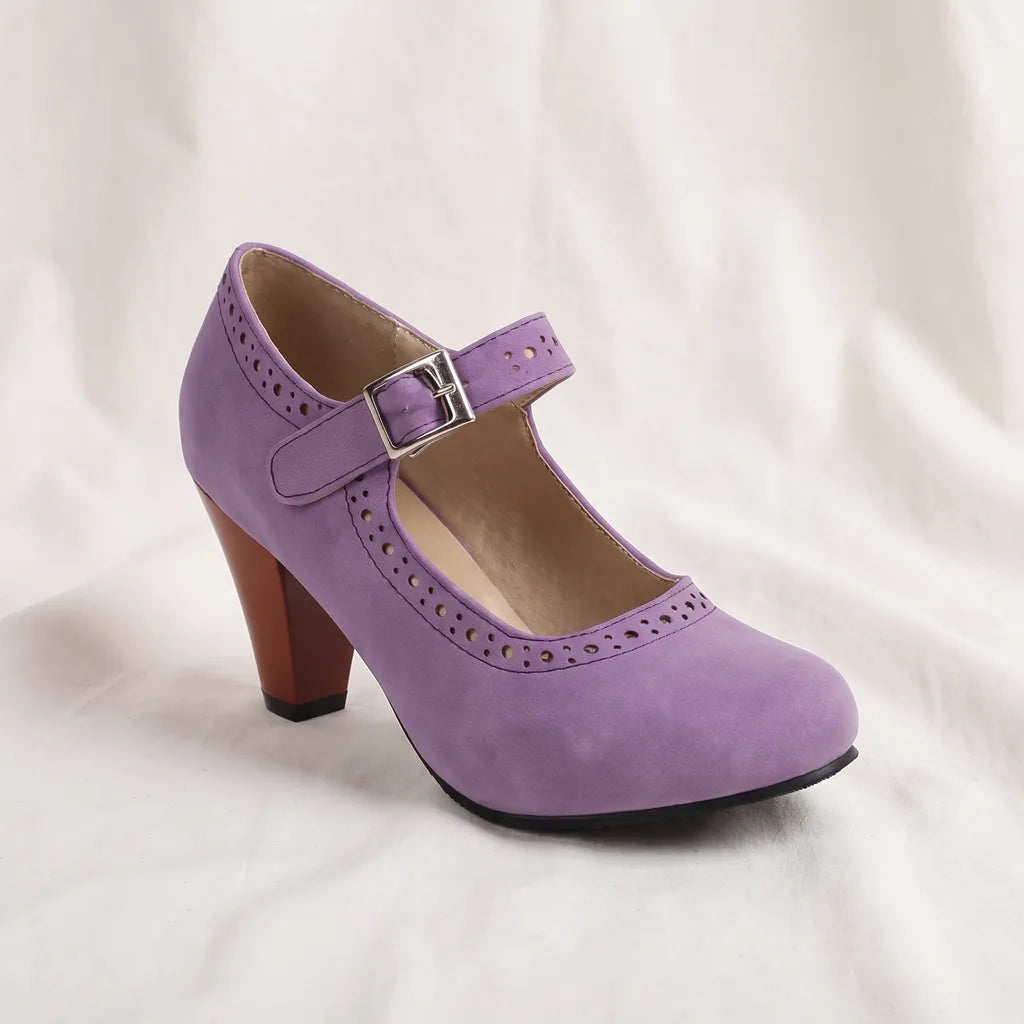 Women's Austin Block Heel Mary Janes