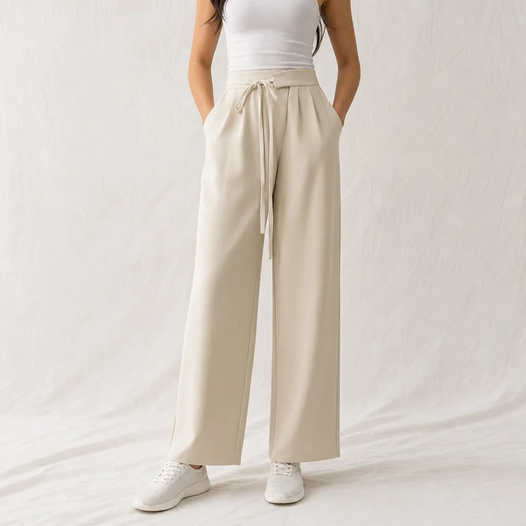 Apricot Kaia Cupro Wide Trousers 2