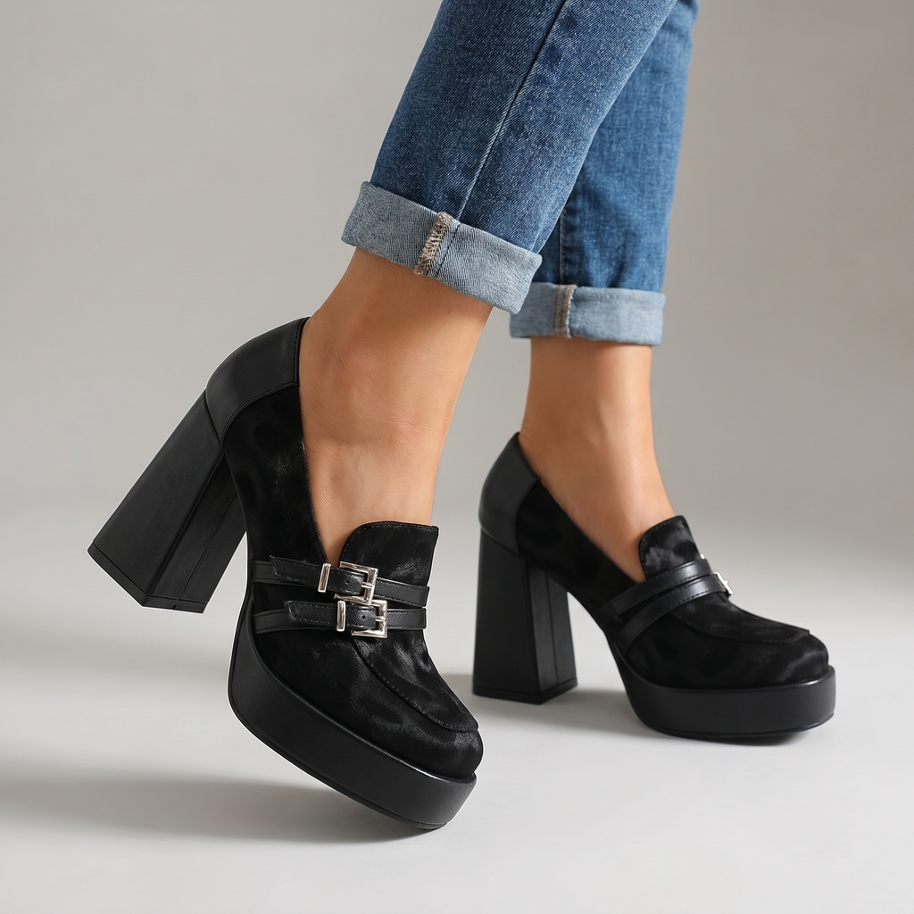 Elena | Womens Chunky Platform Heels