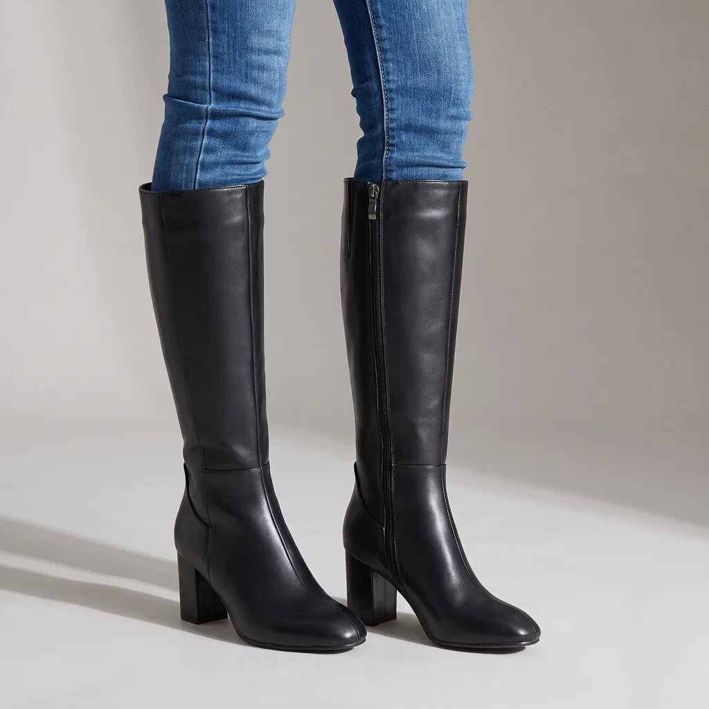 Women's Black Blackwell Platform Tall Boots
