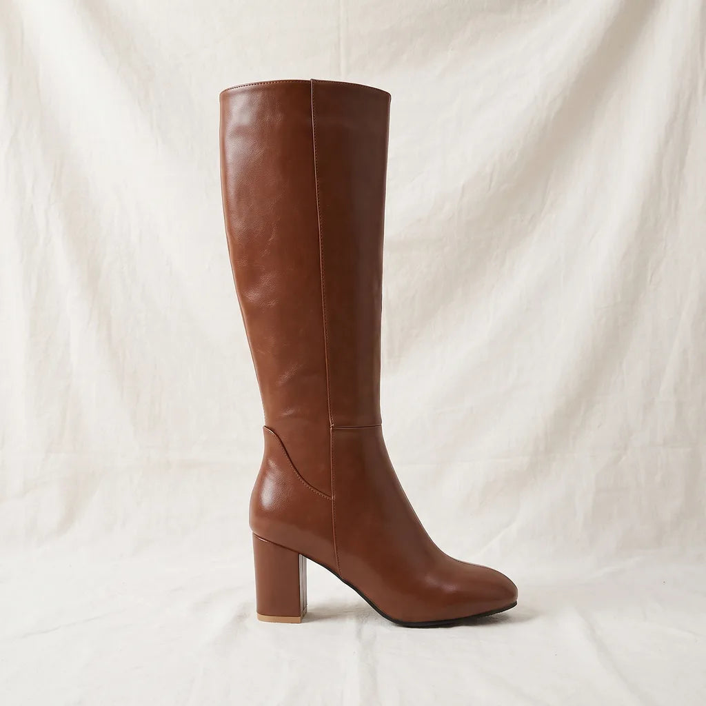 Women's Brown Blackwell Platform Tall Boots