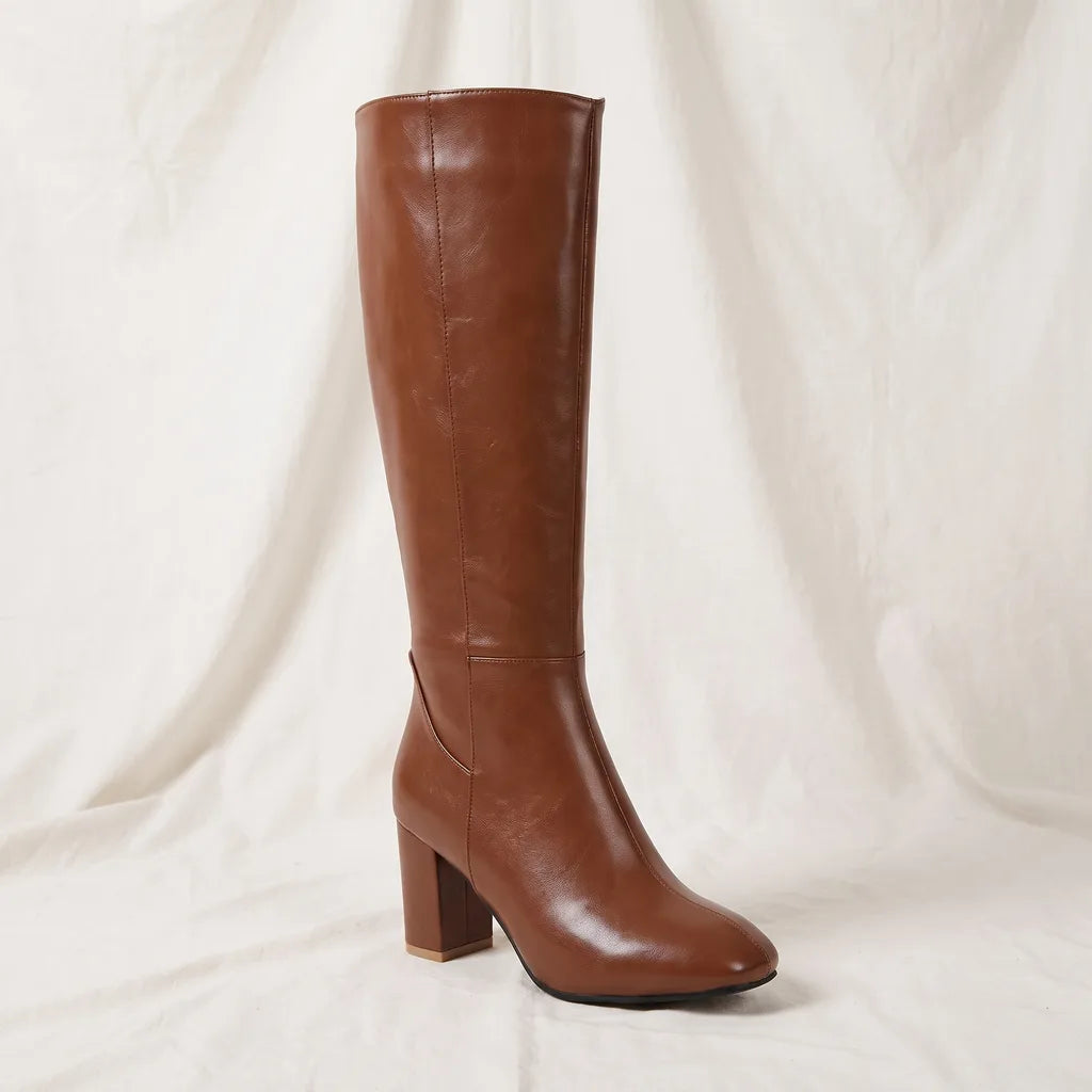 Women's Brown Blackwell Platform Tall Boots
