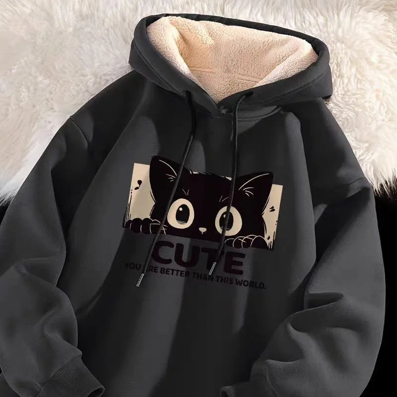Blair | Women's Cute Hoodie - Grey