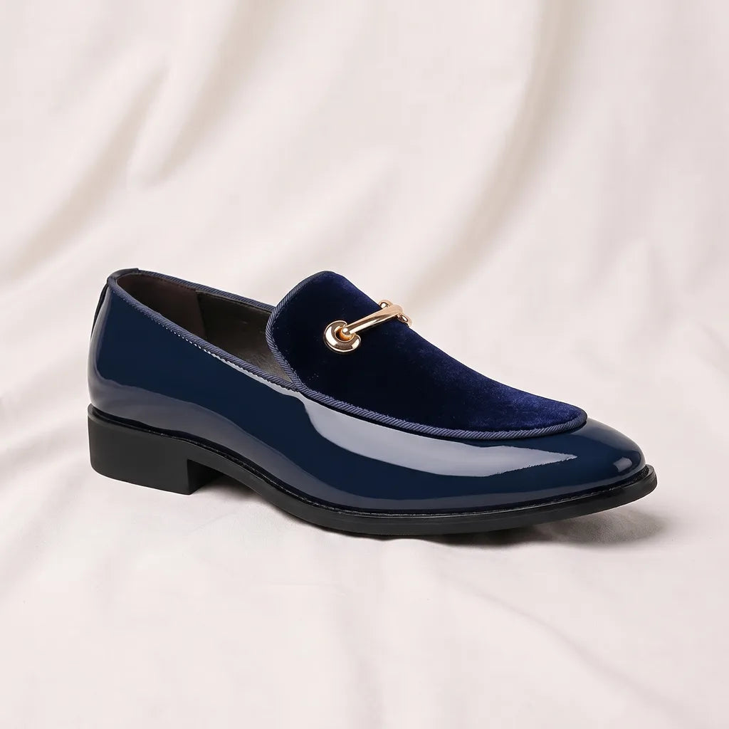 Men's Blue Buckley Horsebit Loafers