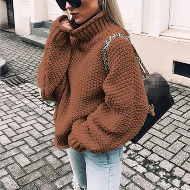 Brielle | Women's Knitted Jumper - Size:XS;Color:Caramel