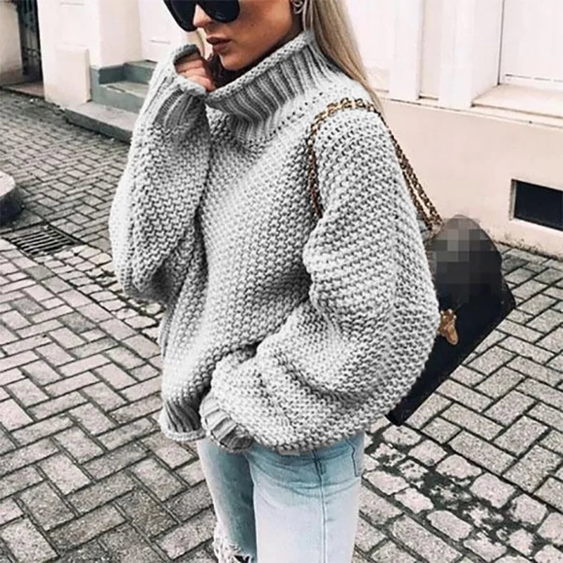 Brielle | Women's Knitted Jumper - Size:XS;Color:Grey