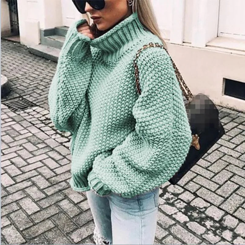 Brielle | Women's Knitted Jumper - Size:XS;Color:Grey Blue