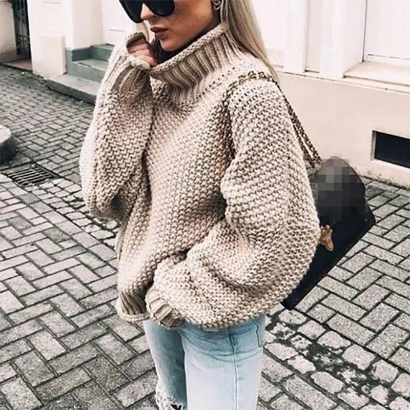 Brielle | Women's Knitted Jumper - Size:XS;Color:Khaki