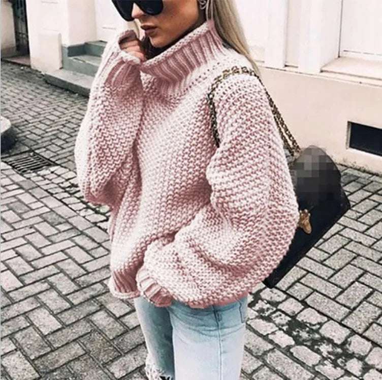 Brielle | Women's Knitted Jumper - Size:XS;Color:Pink