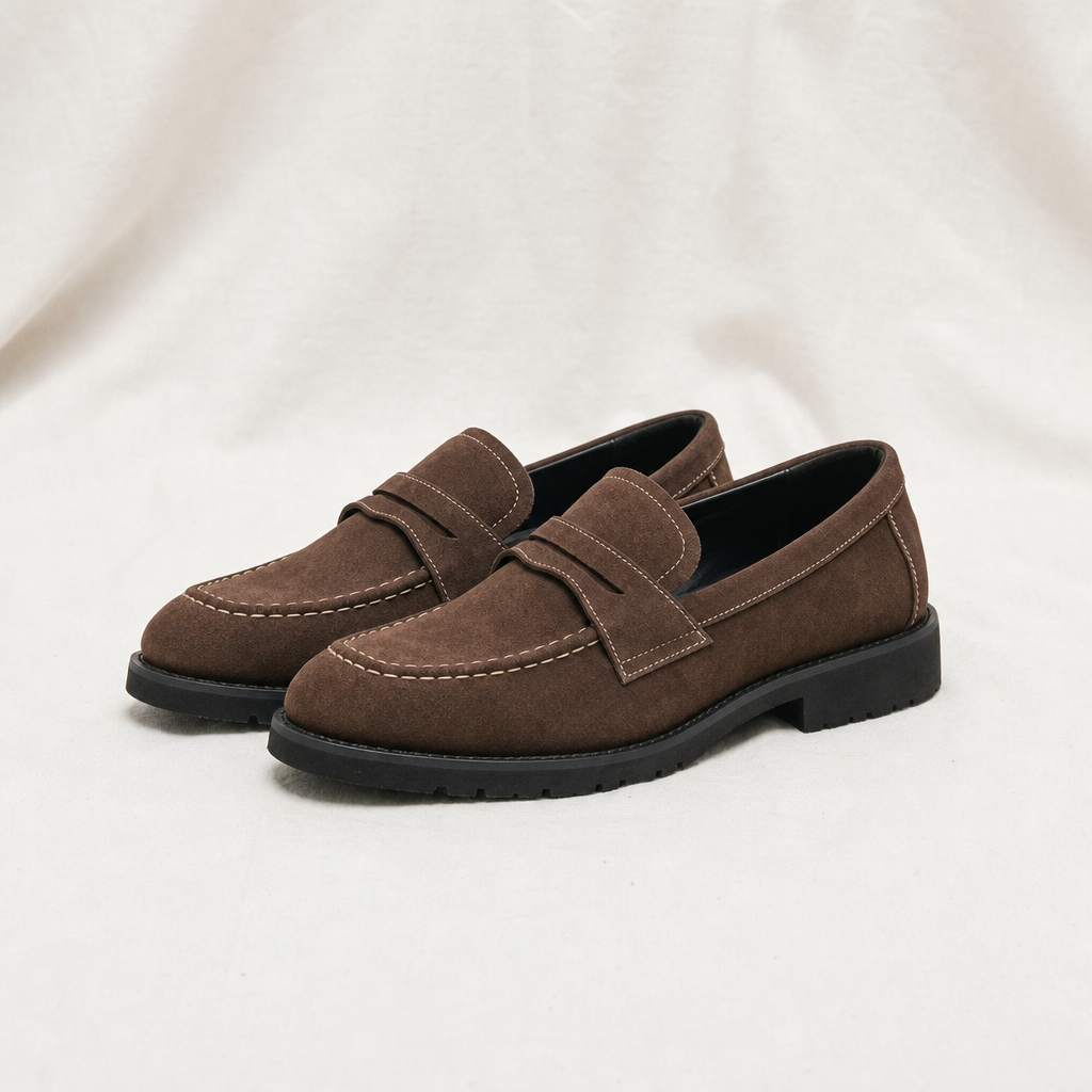 Julian | Mens Suede Slip On Loafers