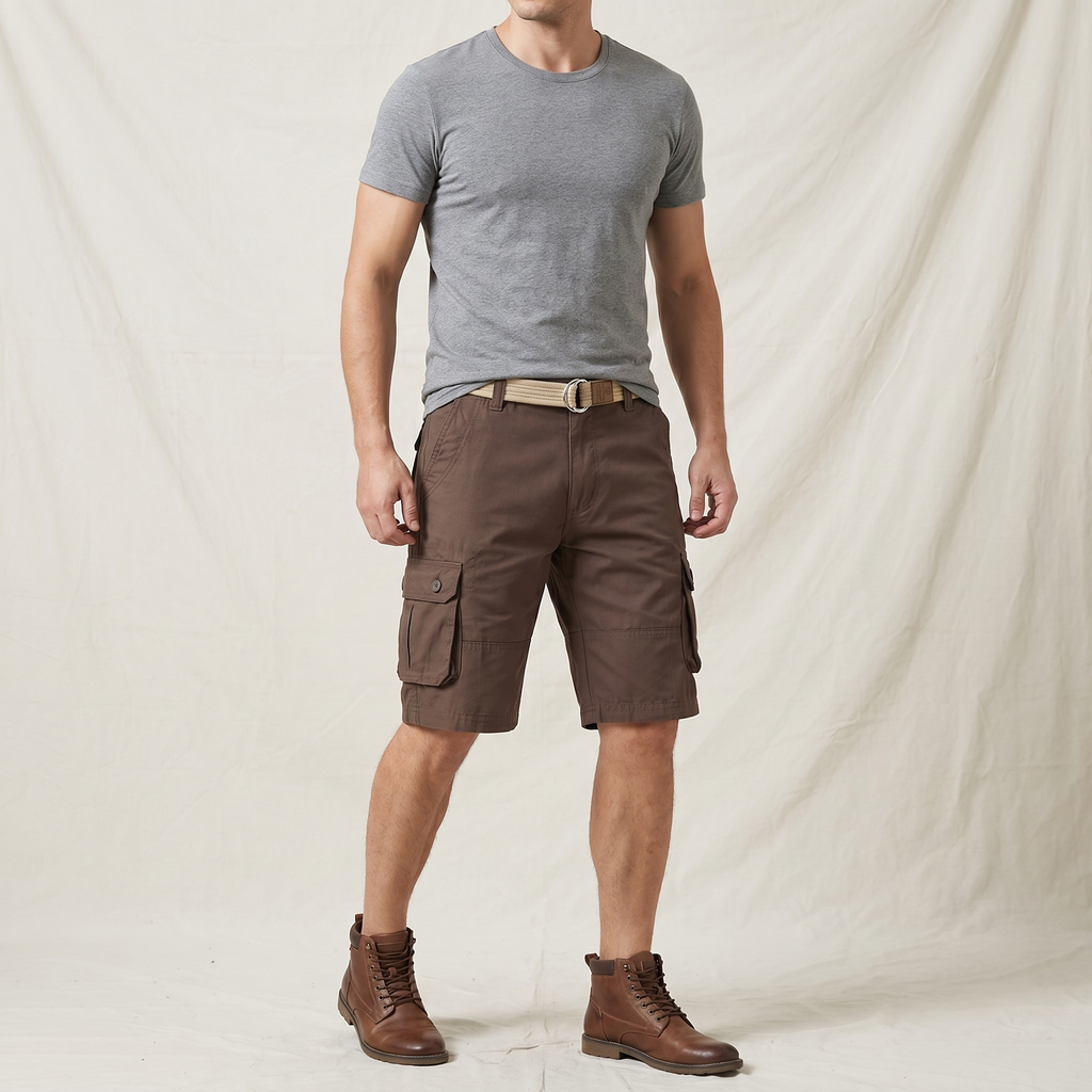 Norwood | Mens Cotton Cargo Shorts