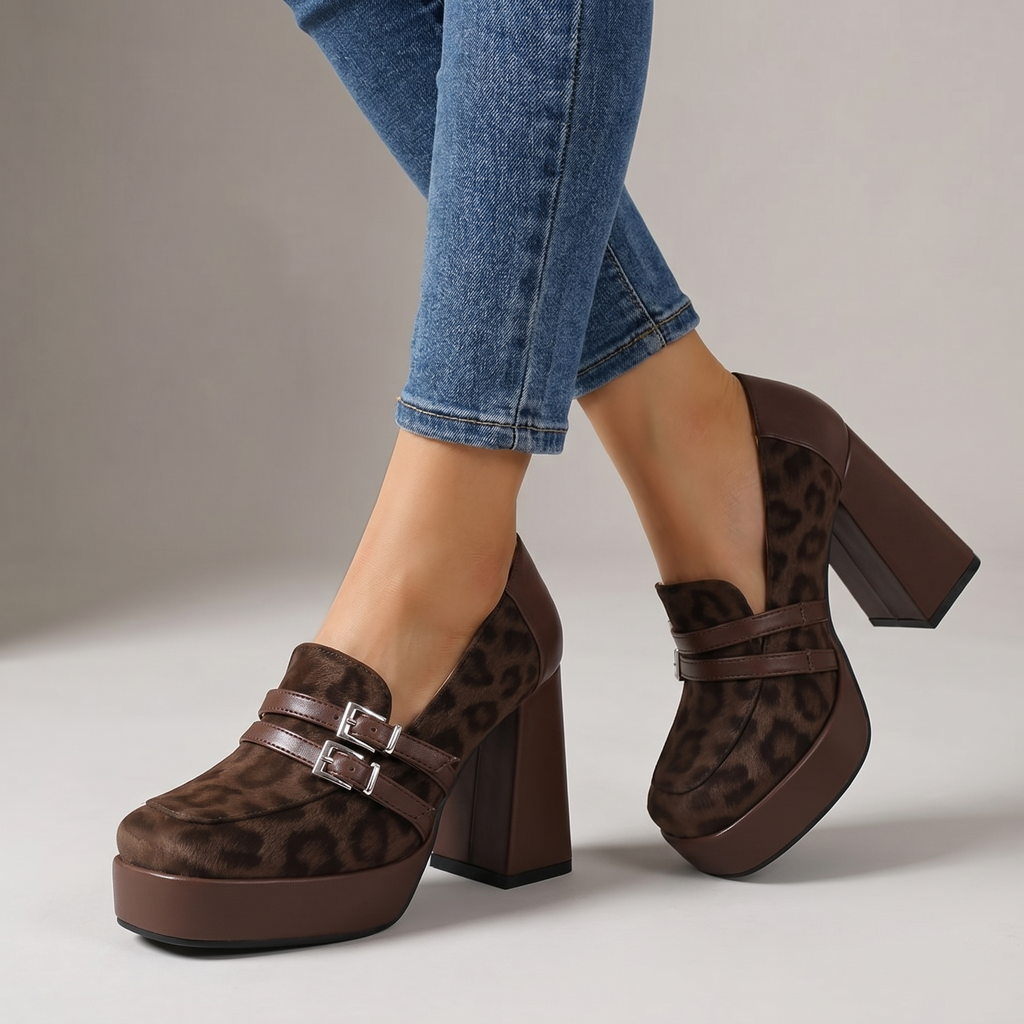 Elena | Womens Chunky Platform Heels